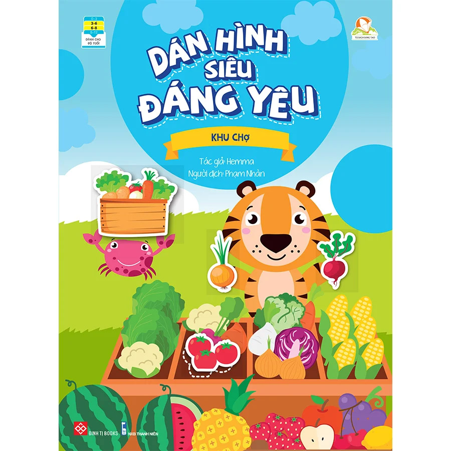 Dán Hình Siêu Đáng Yêu - Khu Chợ