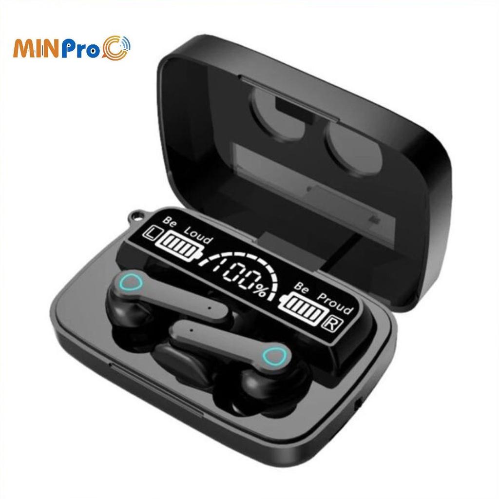 Tai nghe Bluetooth không dây MINPRO M19 - Hỗ Trợ Đàm Thoại, Chống Nước, Có Đèn Pin Bảo hành 1 đổi 1