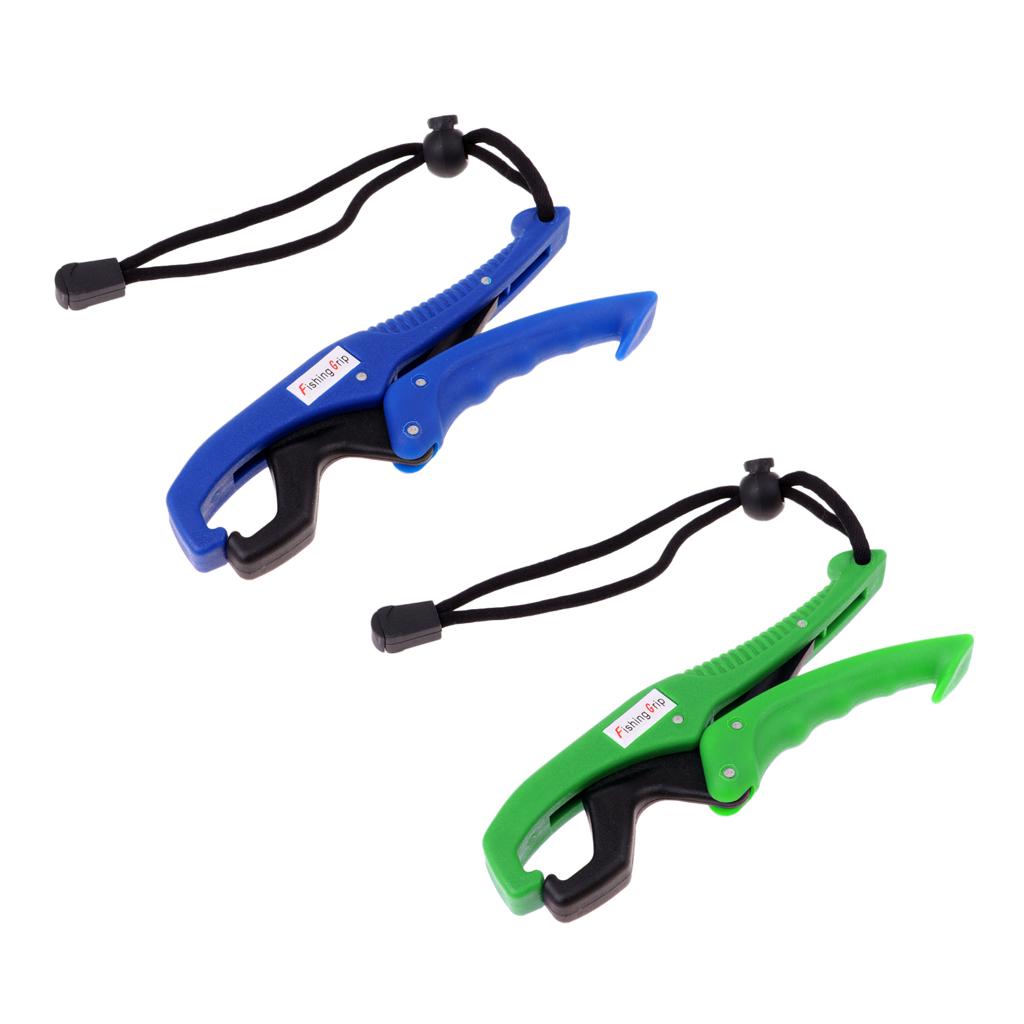 Floating Fishing Grip Pliers Grippers Lightweight ABS Fish Lip Grip Blue
