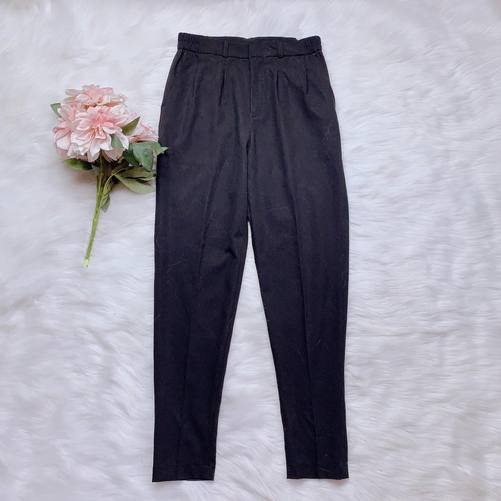 Quần baggy nữ cap cao lưng thun nhiều màu