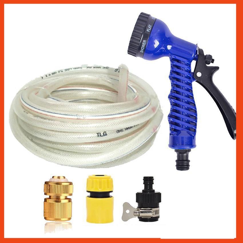 Bộ dây vòi xịt rửa xe, tưới cây, dọn dẹp nhà cửa 7-10m 206843