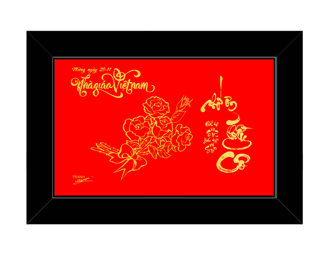 Tranh quà tặng chúc mừng nhà giáo Việt Nam