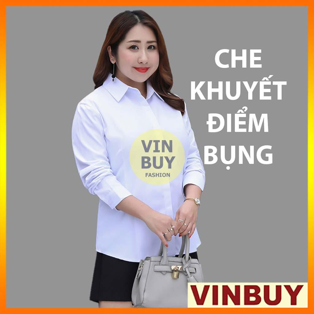 áo sơ mi trắng bigsize nữ