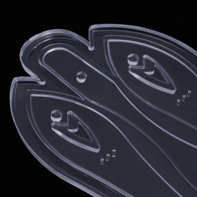 Khuôn silicone tự làm cánh quạt.