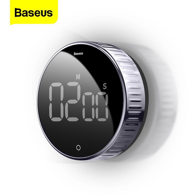 Đồng hồ led kỹ thuật Baseus Timer số hẹn giờ có nam châm trang trí nhà bếp