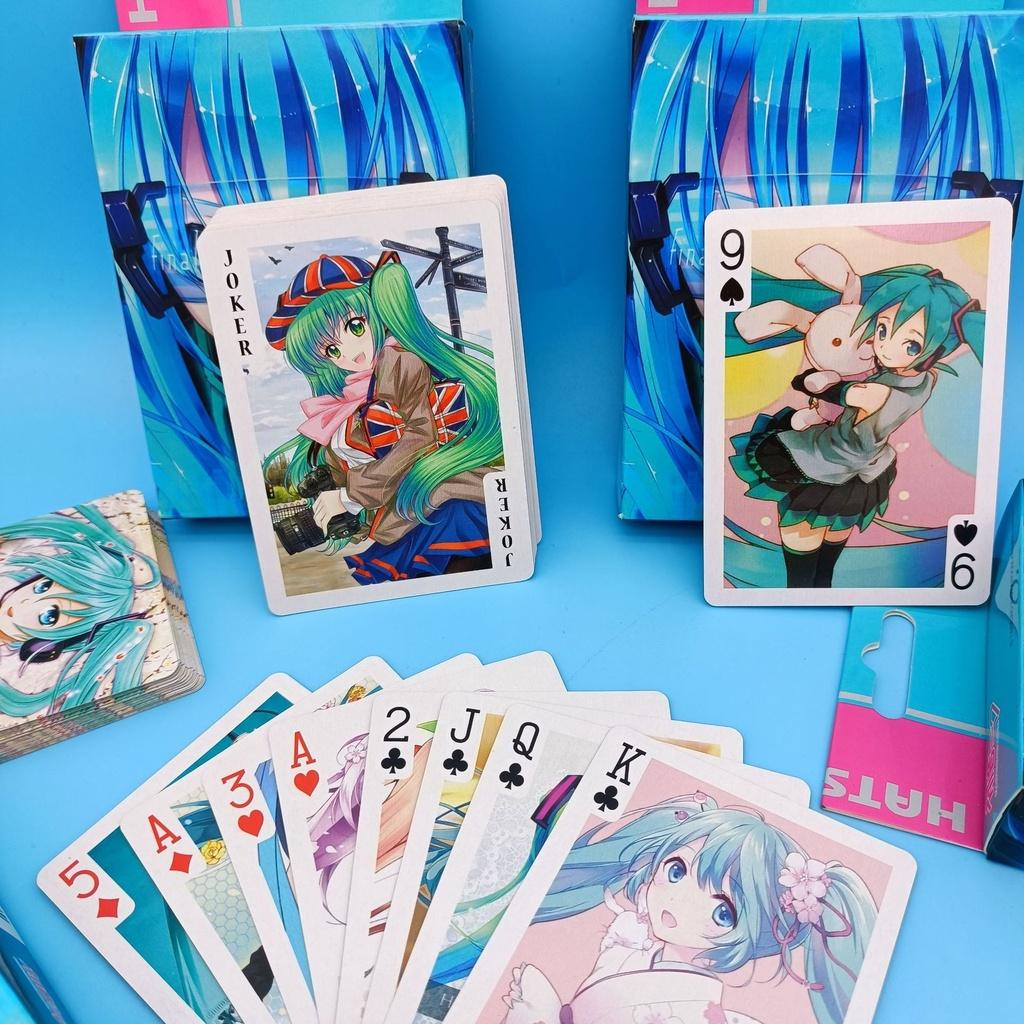 Bài tây anime Hatsune Miku, tú lơ khơ, manga - 54 lá