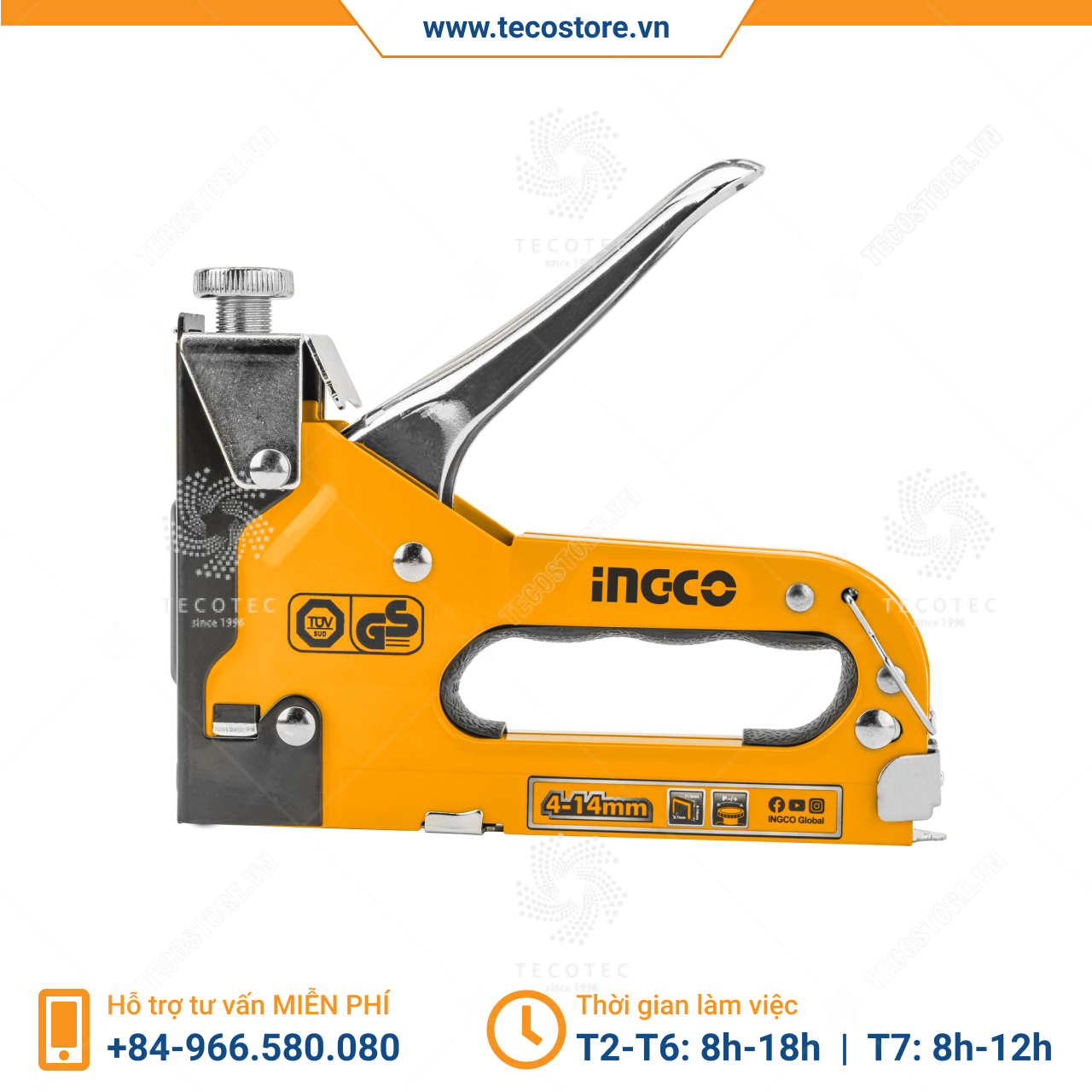 Súng bắn ghim INGCO HSG14018