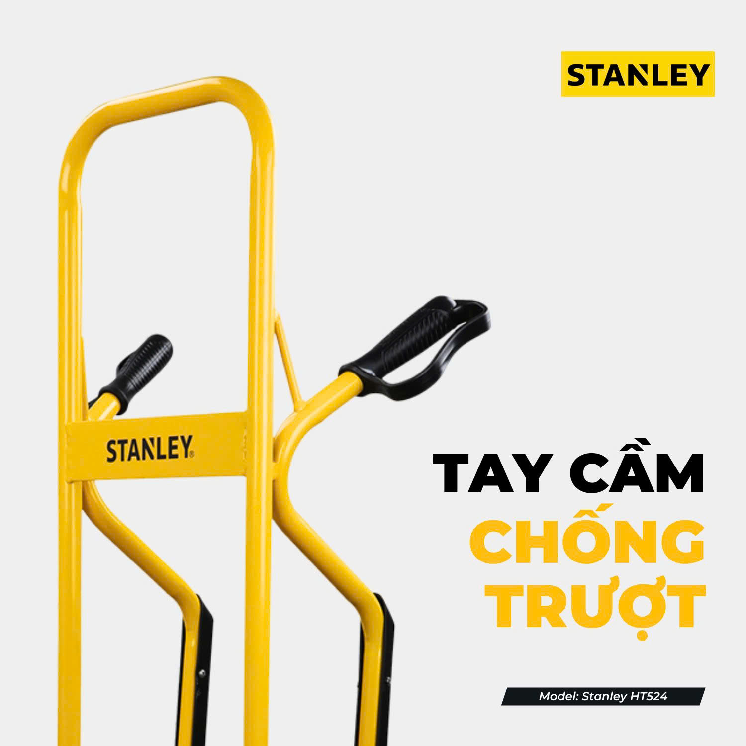 Xe đẩy hàng 2 bánh Stanley HT524 – Tải trọng 250kg- HÀNG CHÍNH HÃNG