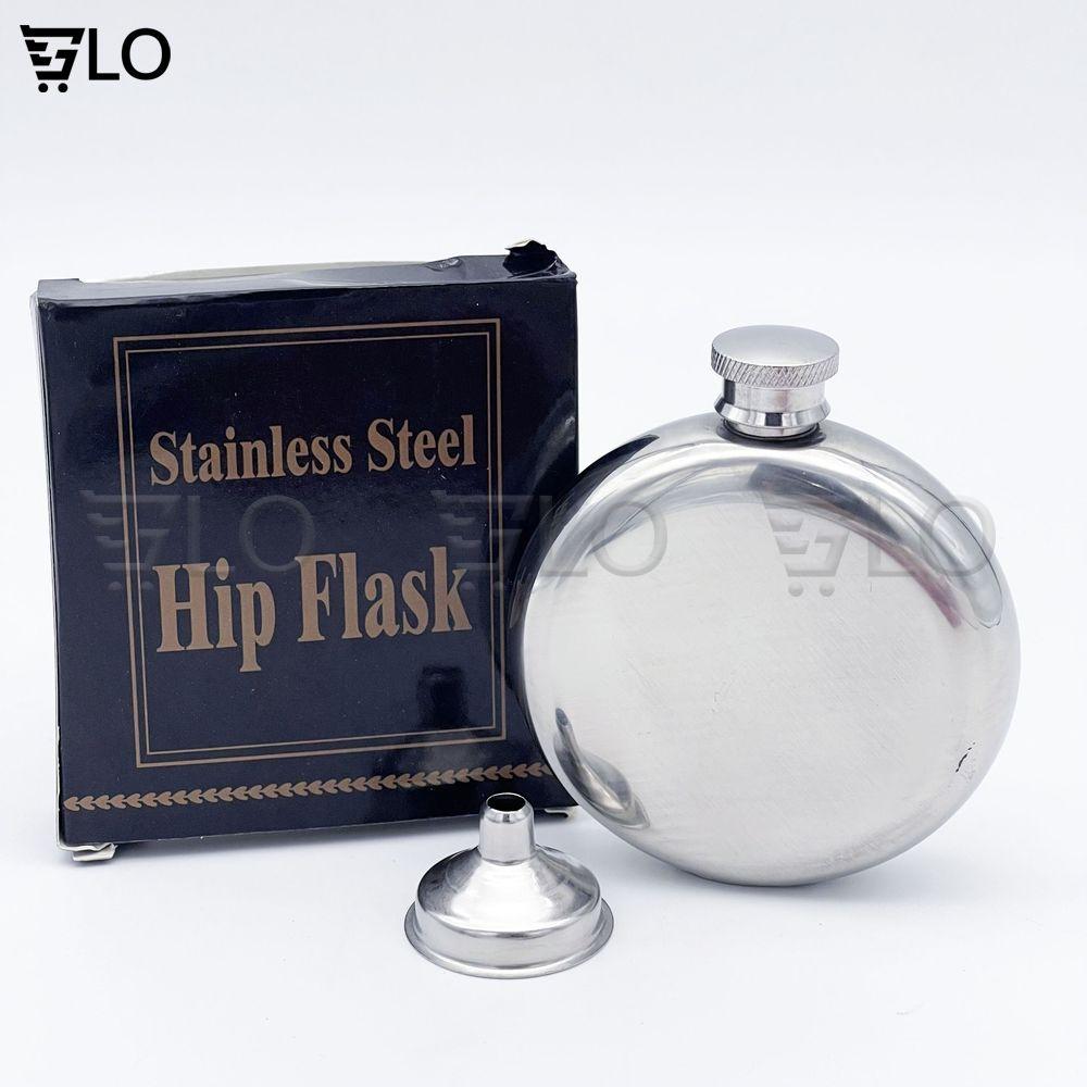 Bình Hip Flask Đựng Rượu Whisky Bằng Inox Dung Tích 4oz