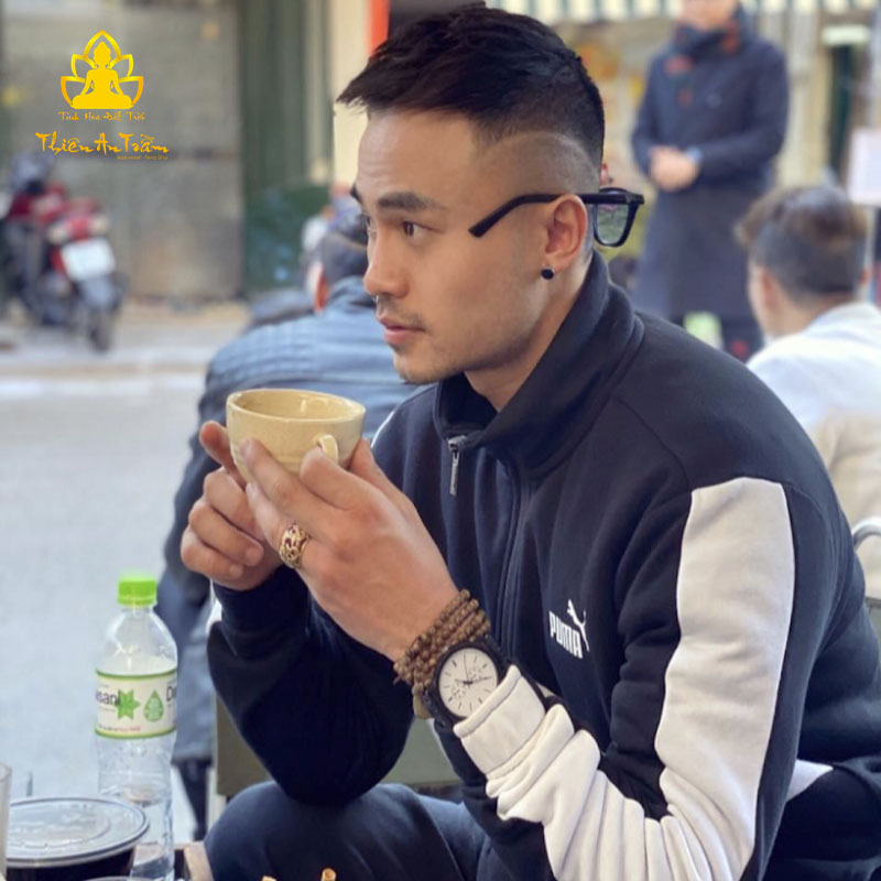 Chuỗi trầm hương 108 hạt - chuỗi trầm hương tốc tự nhiên cao cấp tài lộc hanh thông - Size 8mm