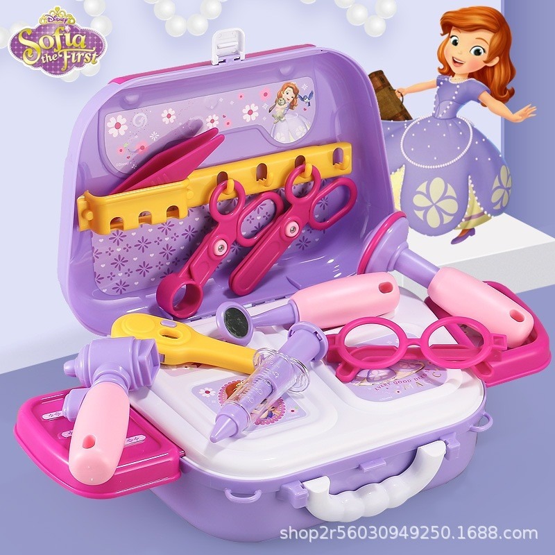 DISNEY - EODS008-935A Bộ túi xách bác sĩ Sofia The First (KT 25x10x19cm)