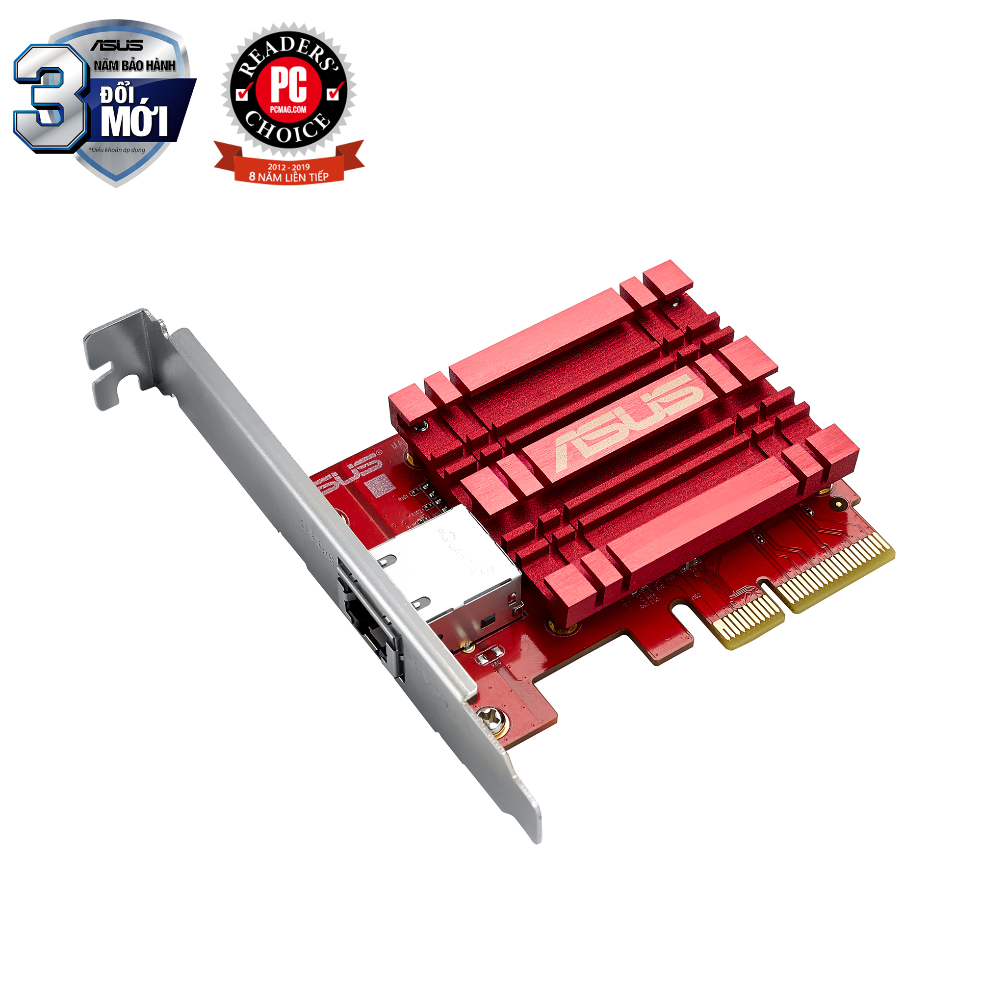 Cạc mạng ASUS XG-C100C (Gaming Card) Tốc Độ 10Gbps Không Dây PCI - Hàng Chính Hãng