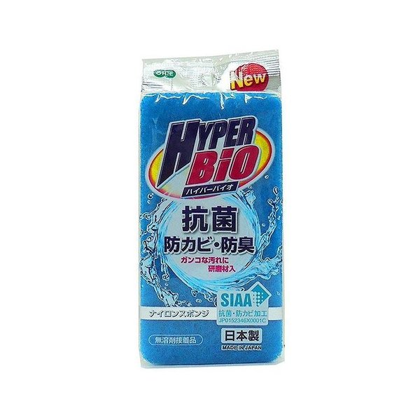 Miếng bọt biển kháng khuẩn &amp; khử mùi nhà bếp Ohe Hyper Bio - Nhập khẩu Nhật Bản