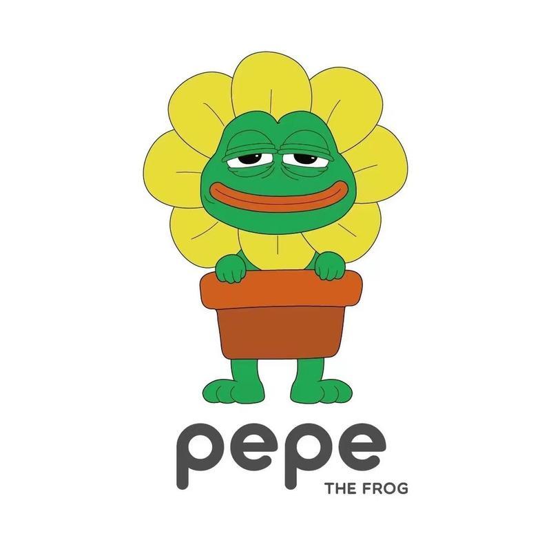 Gấu bông ếch xanh Pepe sad frog 50cm 75cm đội hoa hướng dương siêu bựa dành cho vozer - B