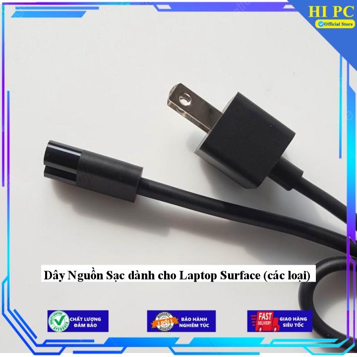 Dây Nguồn Sạc dành cho Laptop Surface (các loại) - Kèm Dây nguồn - Hàng Nhập Khẩu