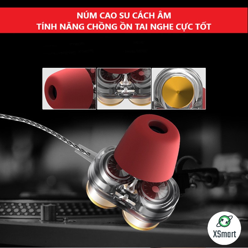 Tai Nghe Chống Ồn XSmart KD7 PRO 8D Âm Thanh Vòm, Cao Cấp, Bass Khủng, Nghe Nhạc EDM, REMIX, Chơi Mọi Tựa Game - Hàng Chính Hãng