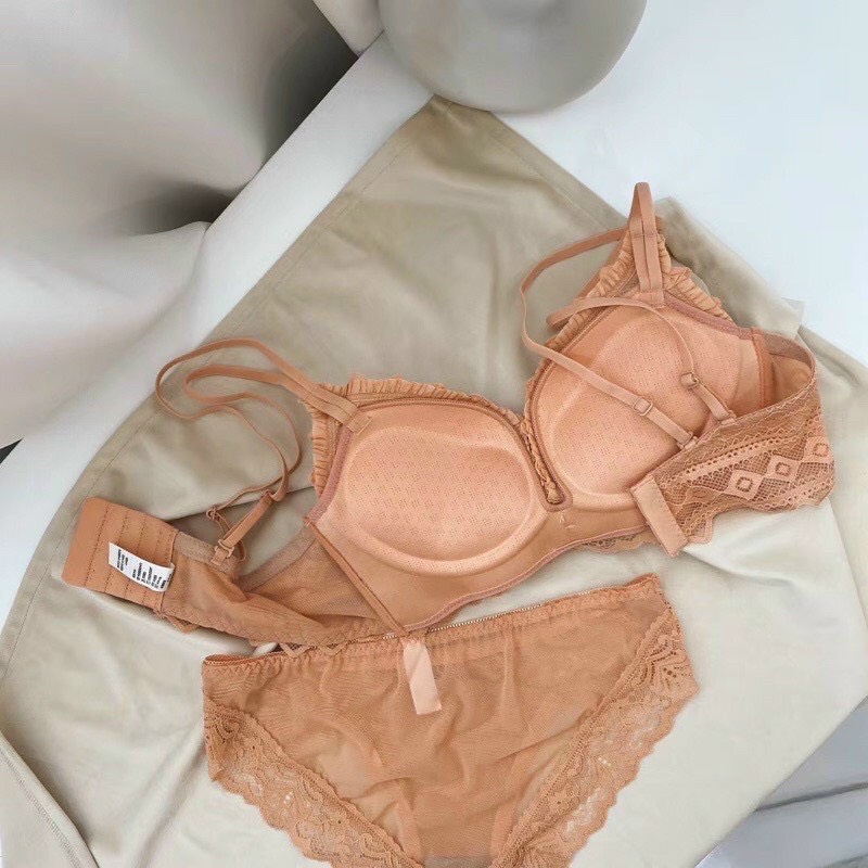 Bộ đồ lót ren nữ nâng ngực đệm dày không gọng mềm mại,siêu nâng siêu đẩy tạo khe cực đẹp hàng cao cấp