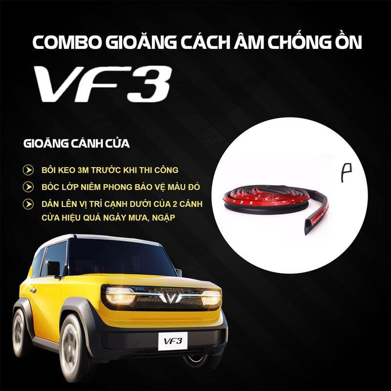 Gioăng chống ồn cho Xe VF3 chống ồn, ngăn bụi và thoát nhiệt điều hòa hiệu quả dễ dàng tự làm tại nhà