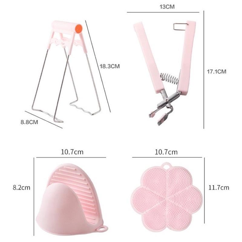 ĐỦ BỘ DỤNG CỤ LÀM BẾP, GẮP ĐỒ NÓNG 6 MÓN