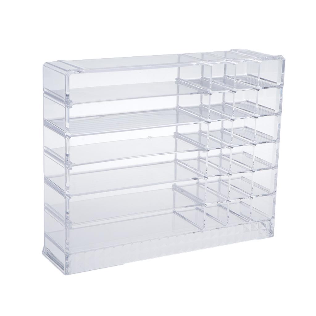 Cosmetic Organizer Transparent Acrylic Make Up Box Display Stand Holder
