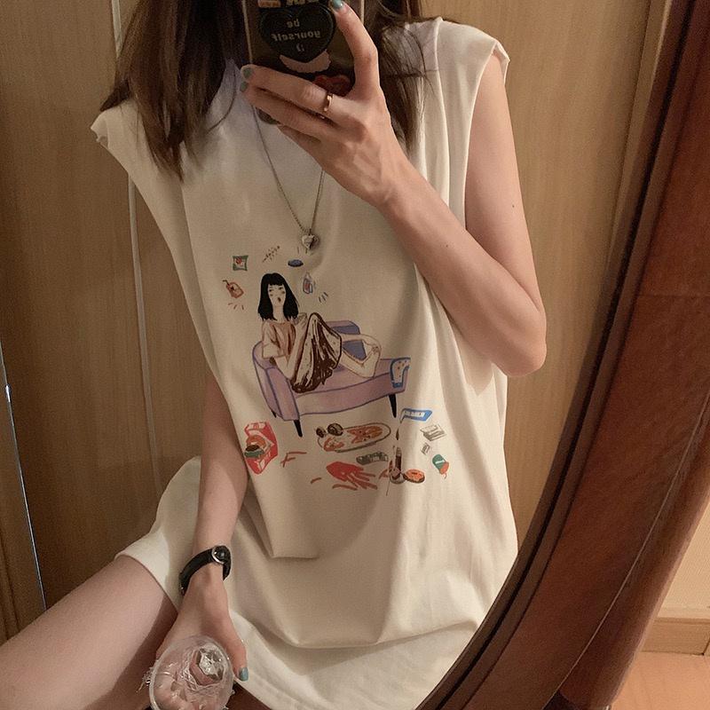 MS6668 Váy đầm thun nữ sát nách messy girl cá tính