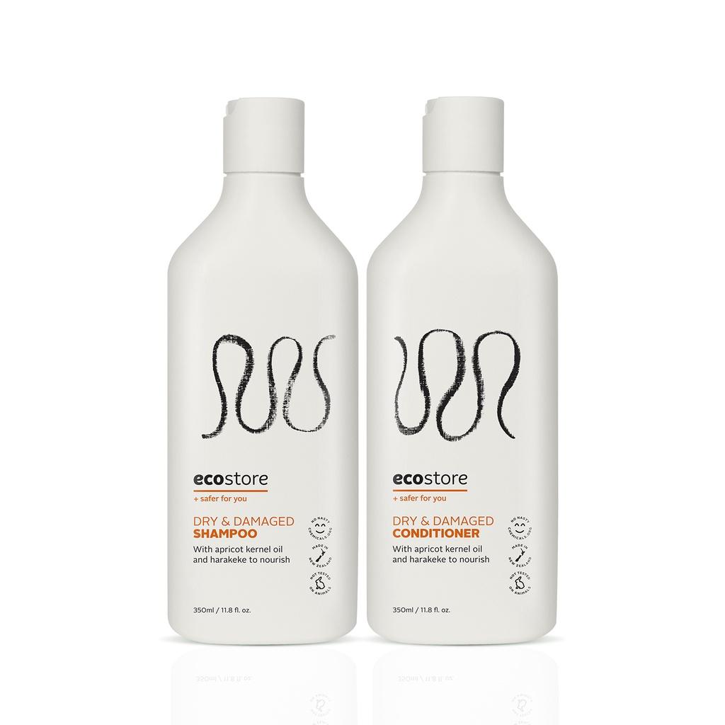 Ecostore Dầu gội dành cho tóc hư tổn gốc thực vật 350ml (Dry &amp;amp; Damaged Shampoo