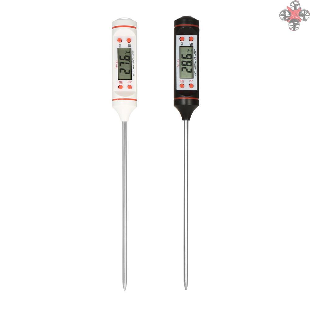 Nhiệt Kế Điện Tử Có Màn Hình Lcd 50 ° C ~ 300 ° C / ° F Tiện Dụng Cho Nhà Bếp