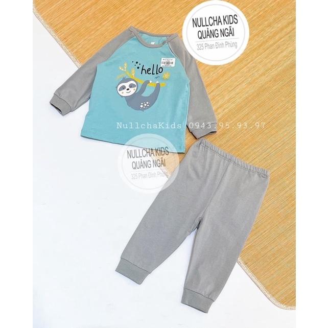 Bộ dài tay raglan Lullaby 2021 bé trai bé gái