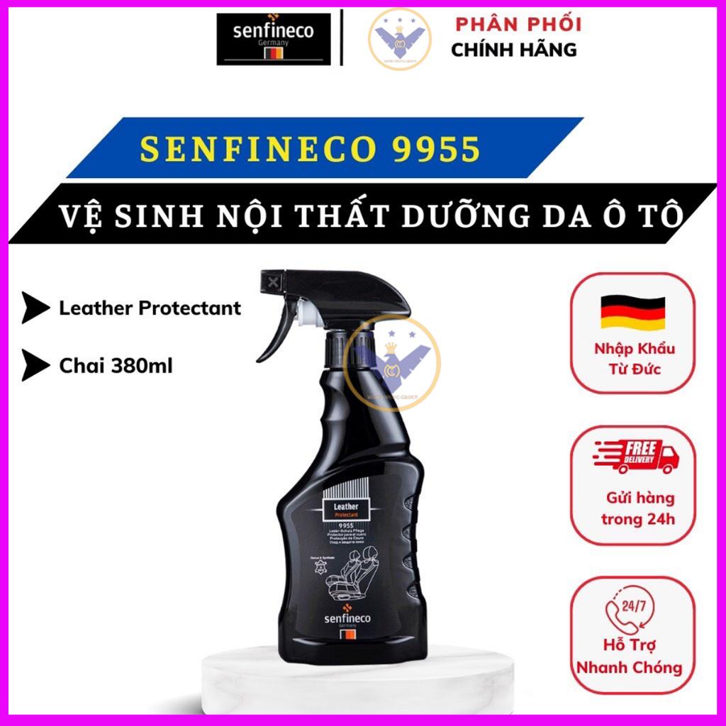 Dung dịch vệ sinh nội thất làm mềm ghế da ô tô Senfineco 9955 Leather Protectant - Made in Germany - 380ml