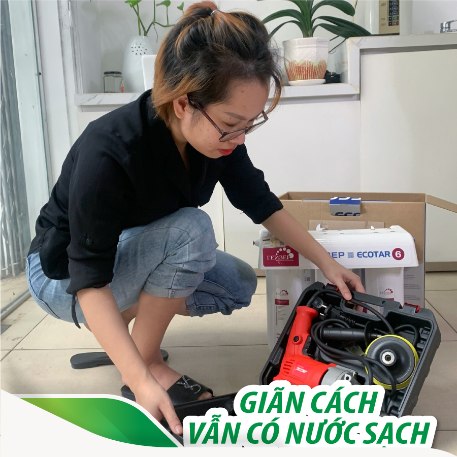 Máy lọc nước ion kiềm Mitsubishi Cleansui EU301_Self_Service nhập khẩu Nhật Bản bao gồm bộ dụng cụ và hướng dẫn tự lắp đặt tại nhà từ A đến Z by Enterbuy Việt Nam - Hàng chính hãng