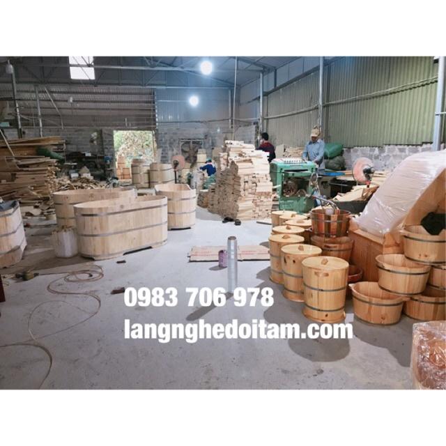 Thùng gỗ đựng gạo phong thủy 10ky