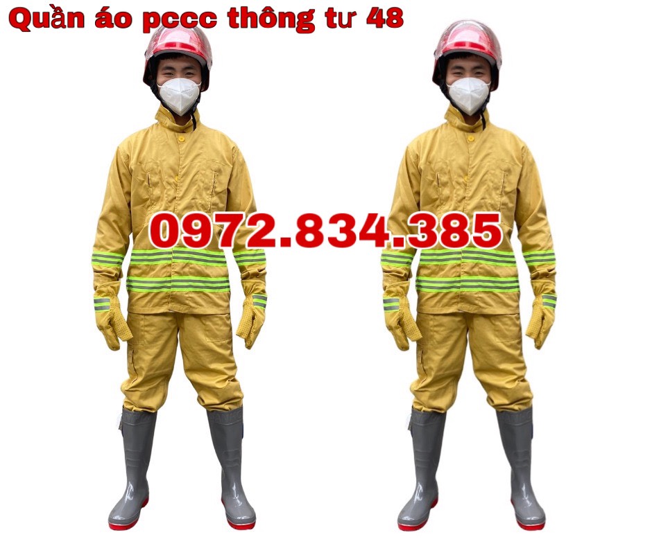 Bộ quần áo chữa 5 món TT48,Trang phục chữa cháy 