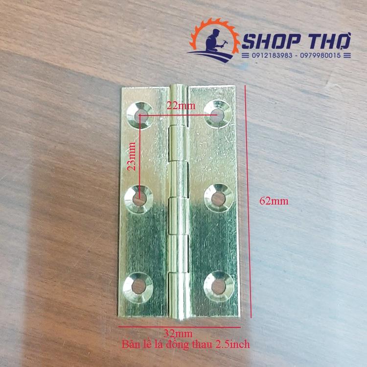 Bản lề lá chất liệu đồng thau màu vàng , màu đồng cỡ 1ich-3inch