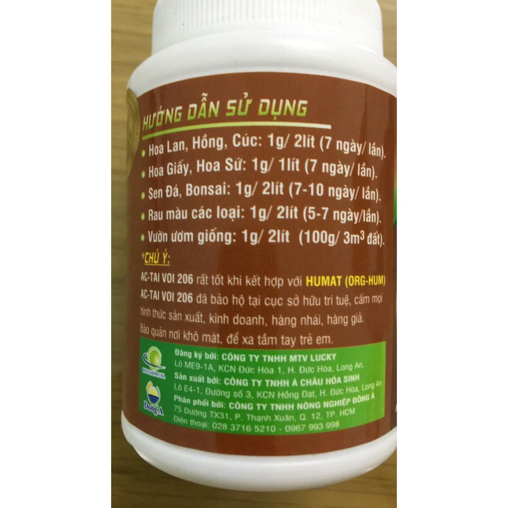 Phân bón vi lượng AC TAI VOL 206 tốt rễ mập mầm lọ 100gr