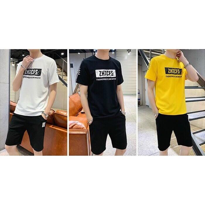 SET BỘ THUN HÈ THỂ THAO NAM CỰC CHẤT