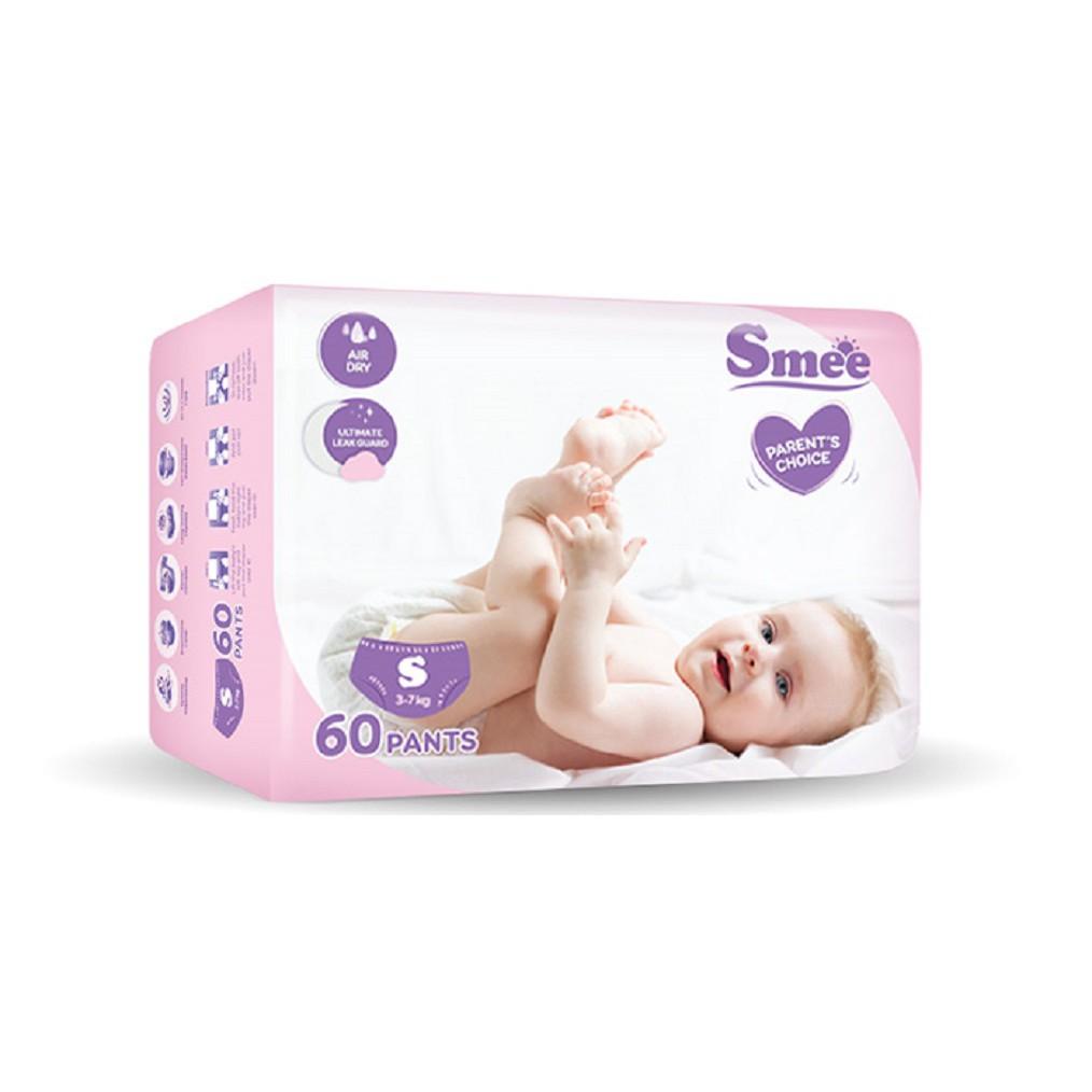 Tã bỉm quần Smee Parents choice S60 (3-7 kg)