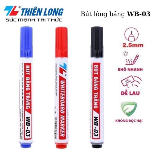 Bút lông viết bảng Thiên Long WB-03, Bút viết bảng trắng