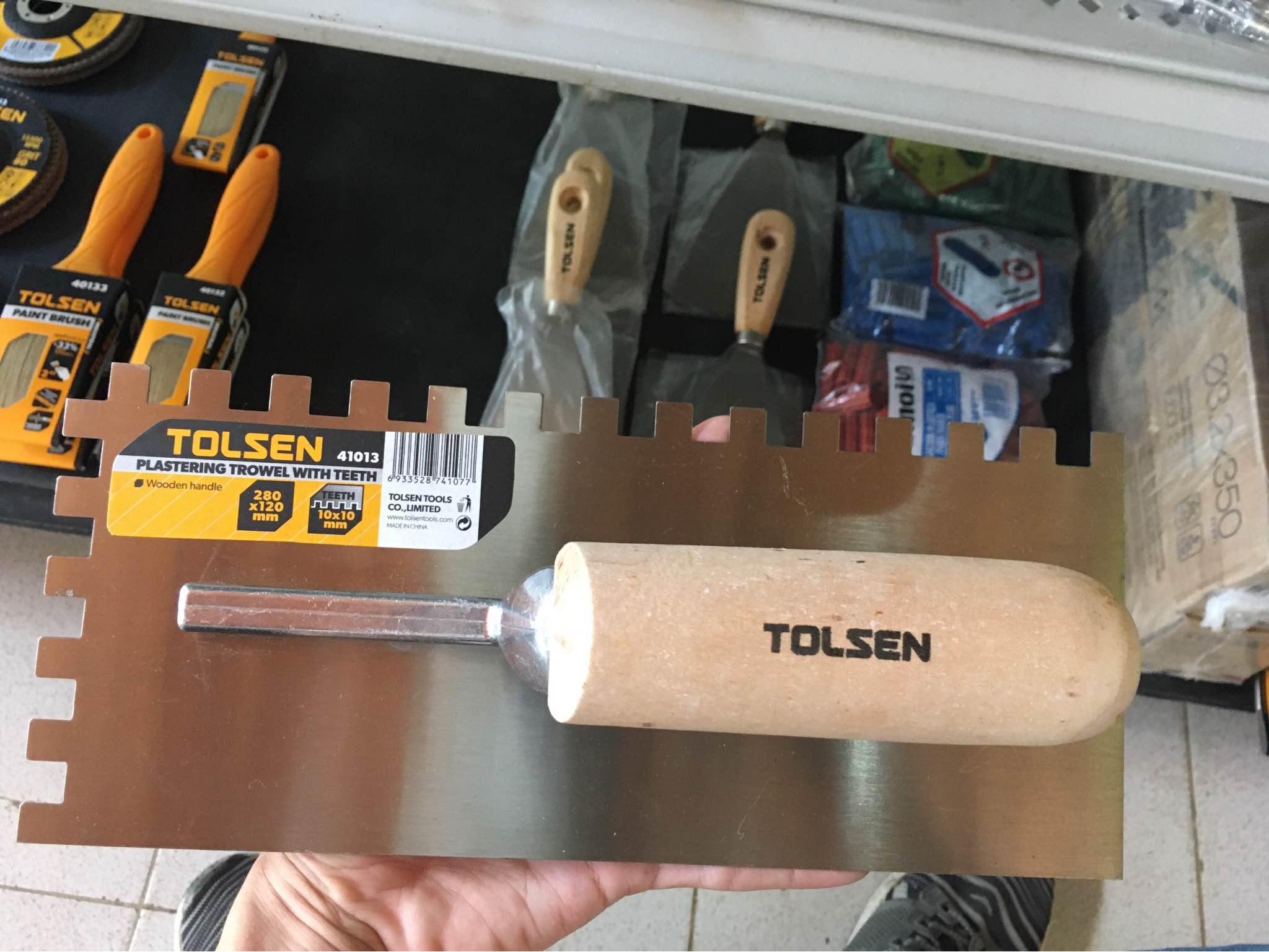 BAY RĂNG CƯA CÁN GỖ 280X120mm TOLSEN 41013 - HÀNG CHÍNH HÃNG