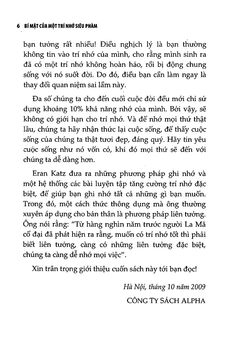 Bí Mật Của Một Trí Nhớ Siêu Phàm (Quà Tặng Card Đánh Dấu Sách Đặc Biệt)