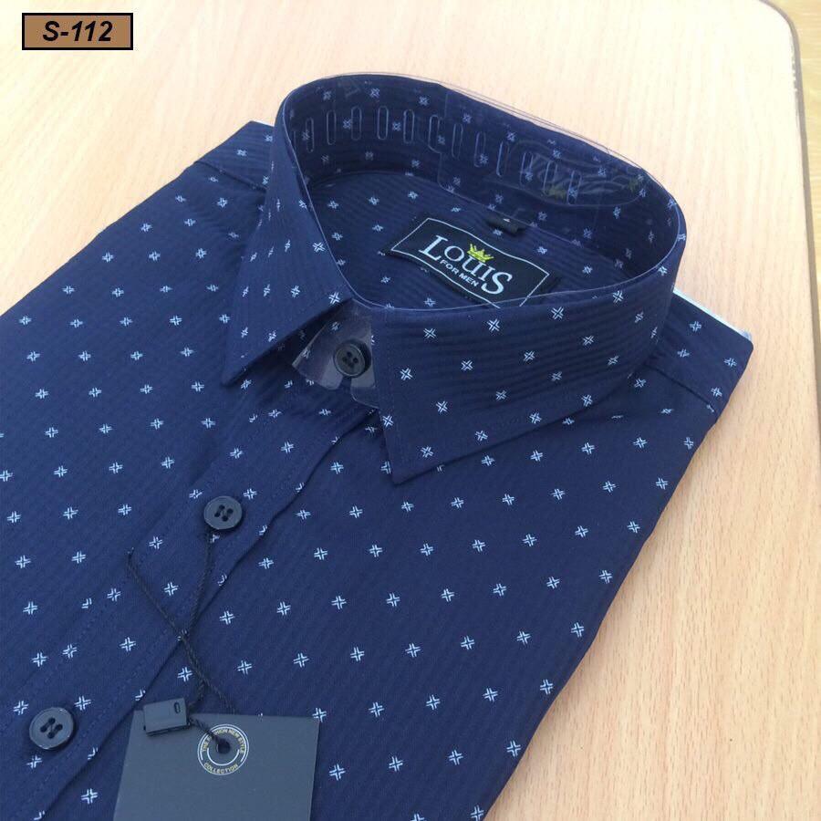 Áo sơ mi nam chấm bi