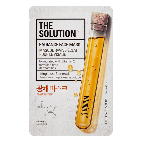 Mặt Nạ Giấy The Face Shop The Solution Radiance Face Mask 32500420 (25g)