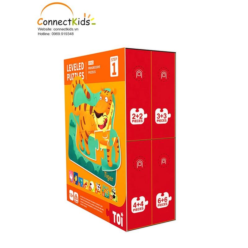 Bộ xếp hình - cấp độ I _Chủ động vật
