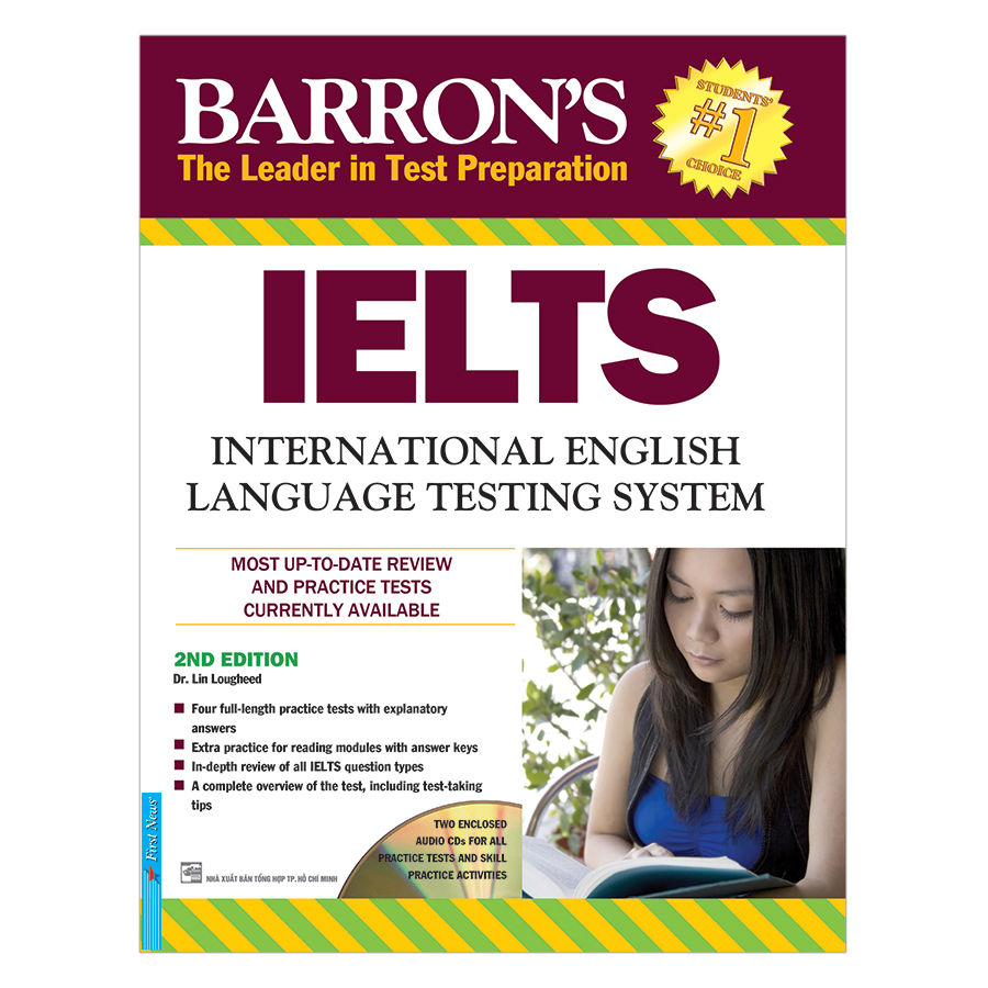 Barron's IELTS International English (2nd Edition)+2CD (Tái Bản)