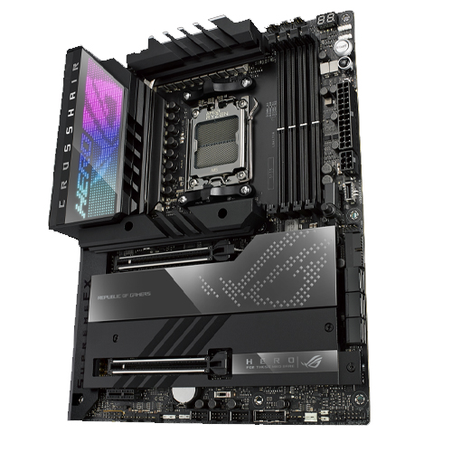 Bo mạch chủ Main ASUS ROG CROSSHAIR X670E HERO Socket AMD AM5 - Hàng Chính Hãng