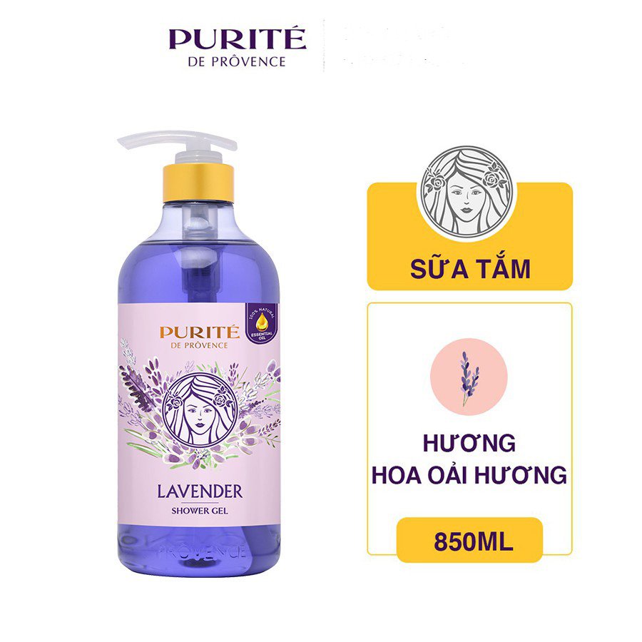 Sữa Tắm Purité De Prôvence Hương Hoa Oải Hương