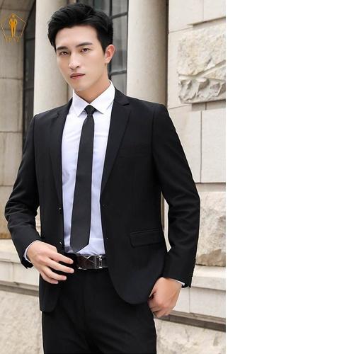 Bộ Set Vest TRAZ Đen Nam, có bụng hoặc cao tăng 1 đến 2 size