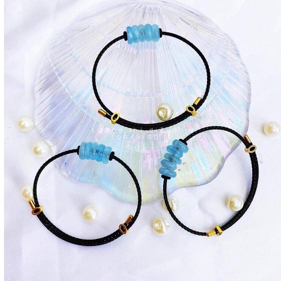 VÒNG TAY ĐỒNG ĐIẾU AQUA XANH BIỂN