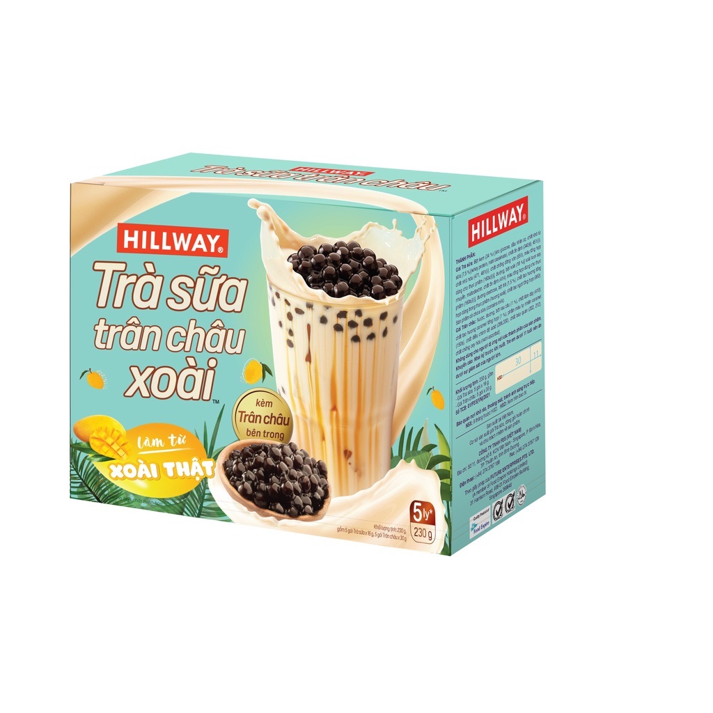 Hillway Trà Sữa Trân Châu vị xoài 230gr