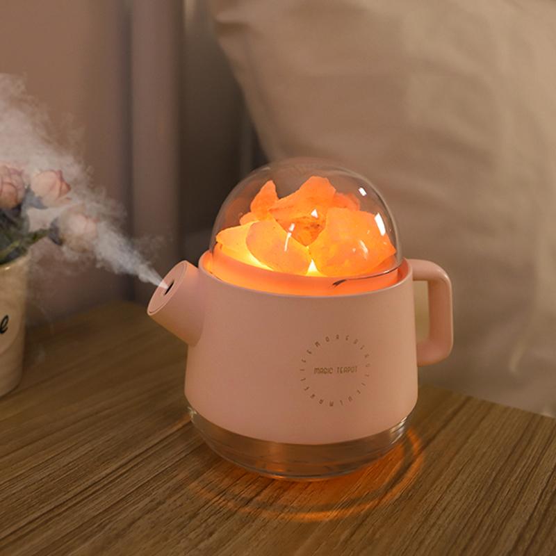 Pha Lê Aromatheraphy Máy Phun Sương Tạo Độ Ẩm USB Không Dây Tinh Máy Khuếch Tán Tinh Dầu Mini Không Humidificador Với Bầu Không Khí Đèn Cho Gia Đình