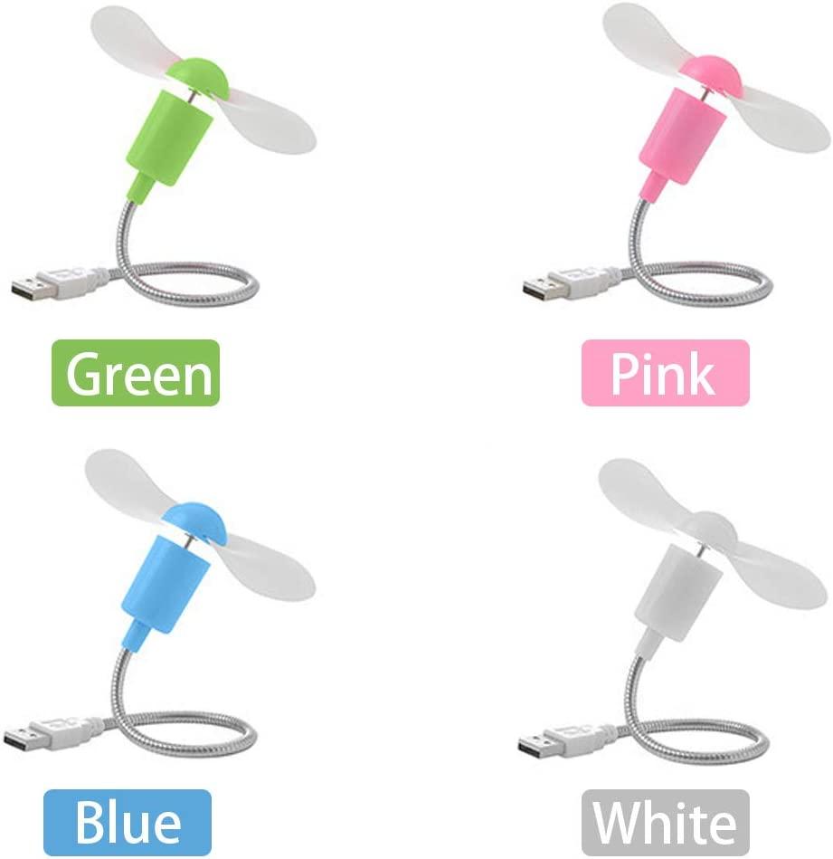 Quạt USB quạt di động mini bàn nhỏ bàn nhỏ có thể sạc lại quạt im lặng quạt mini cho máy tính di động, 4 mảnh
